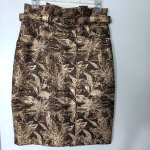 Eva Franco metallic skirt